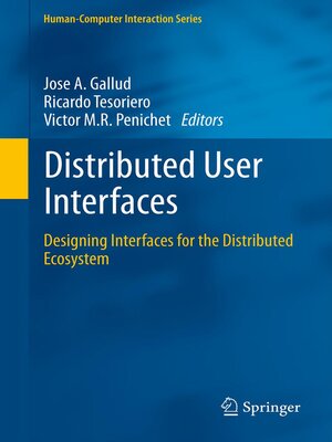 cover image of Distributed User Interfaces